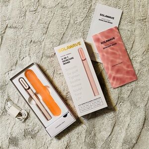SolaWave 4-in-1 Skincare Wand - In Rose Gold